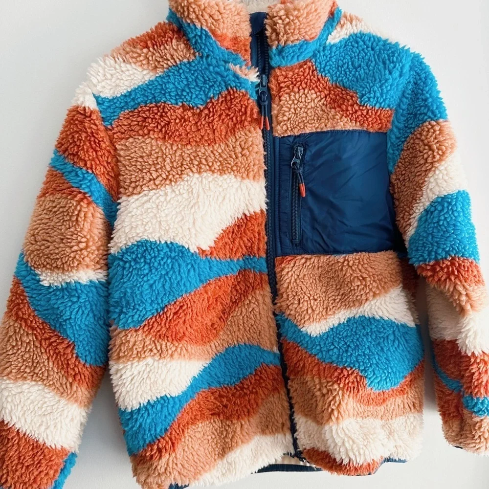 H&M Kids TEDDY SHERPA FLEECE ACTIVEWEAR JACKET​ - Picture 4 of 8